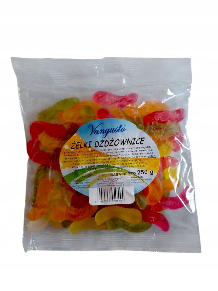 Żelki Vangusto 250g Dżdżownice