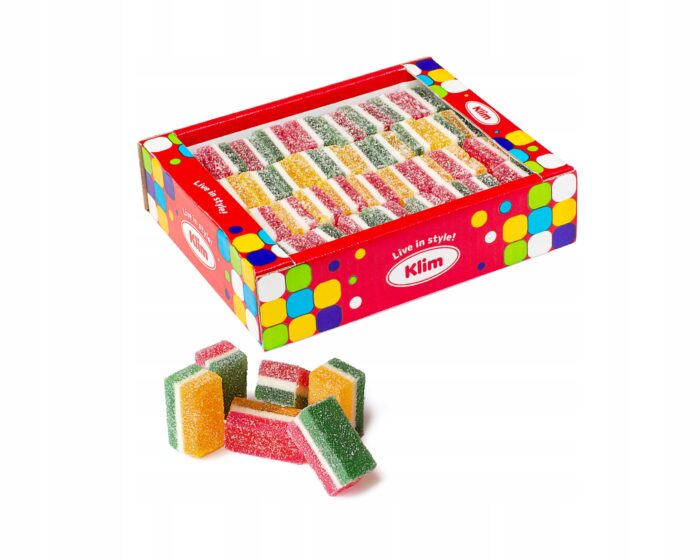 Galaretki Klim w cukrze 1,8kg Trzywarstwowe