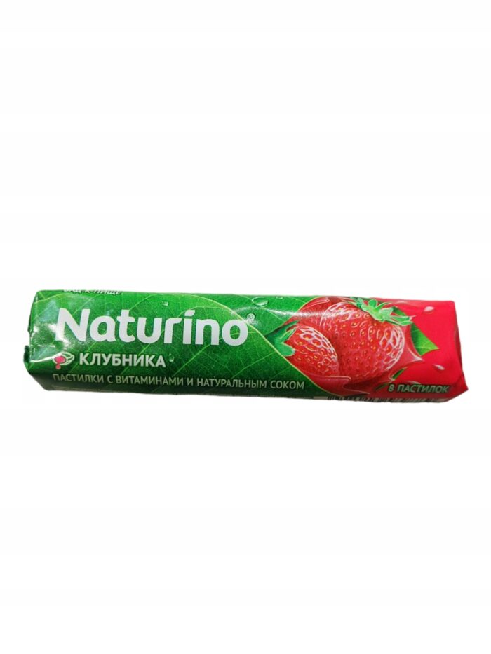 Lastille z witaminami i naturalnym sokiem 33,6g Naturino Truskawka