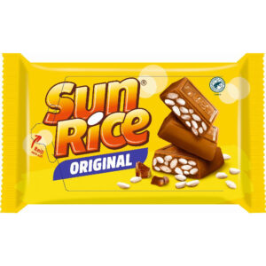 Sun Rice Original Czekoladowe wafelki z ryżem Przekąska Czekolada 250g