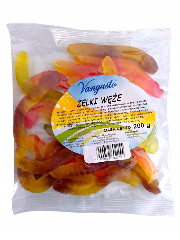 Żelki Vangusto 200g Węże
